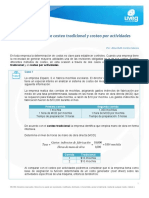 4 Comparación Entre Costeo Tradicional y Costeo Por Actividades