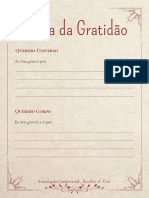 Carta Da Gratidão