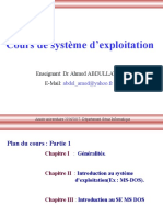 Systeme D'exploitation - 2016 - 2017 - Iut