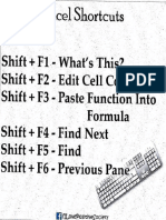 Excel Shortcuts