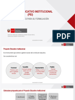 PEI 2016 - Orientaciones para su formulación