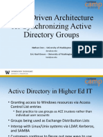 Event-Driven Architecture For Synchronizing Active Directory Groups