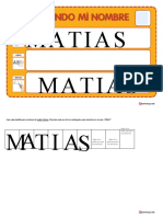 Aprendo Mi Nombre Matias