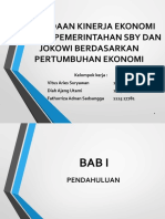 Perbedaan Kinerja Ekonomi Antara Pemerintahan Sby Dan Jokowi Berdasarkan Pertumbuhan Ekonomi