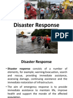 Lecture 11 Disaster Response