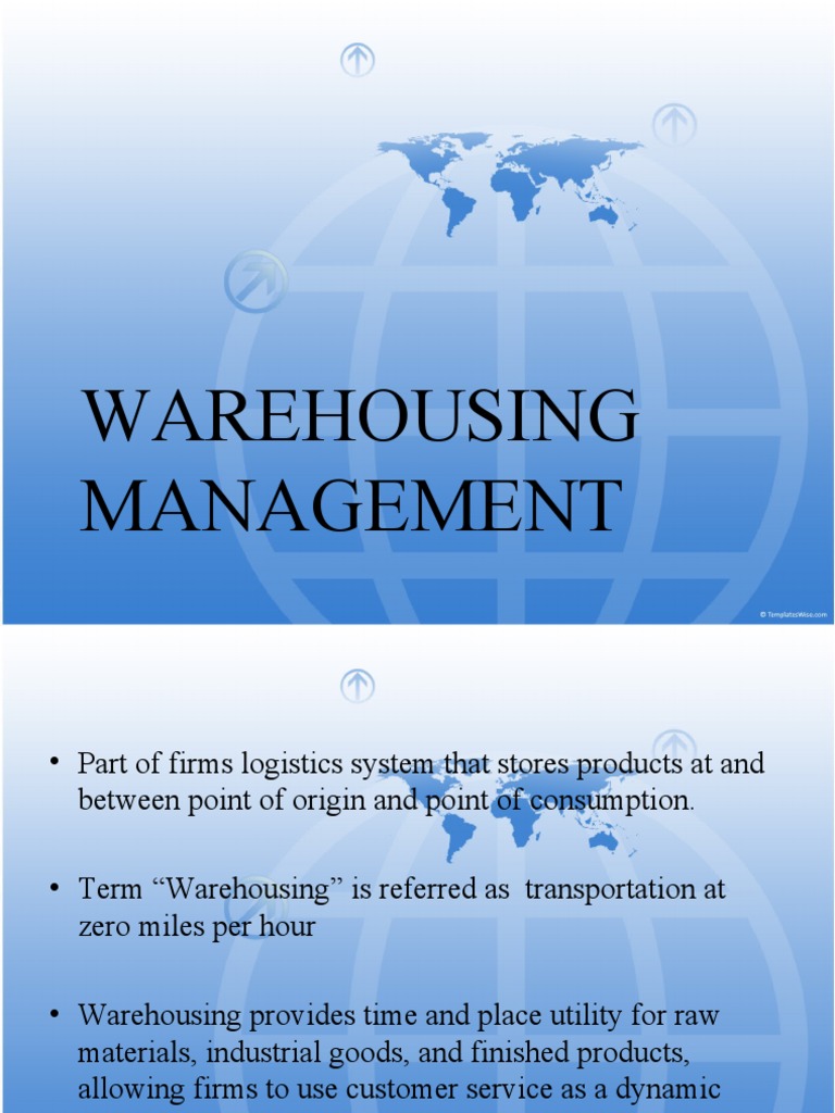 06.01.2021.warehouse Management | PDF | Warehouse | Logistics