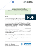 Siif - Fechas Limite de Registros Macroproceso Contable Año 2021