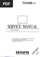 Service Manual: TV-C142S