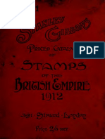 Priced Catalogue of Stamps of The British Empire 1912 by Stanley Gibbons Stamp Catalogue