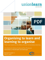 Organising To Learn and Learning To Orga