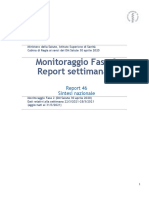 Covid Campania zona rossa: Monitoraggio Fase 2 Report Nazionale 46 Finale