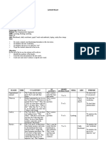 LESSON PLAN Clasa A IV-a