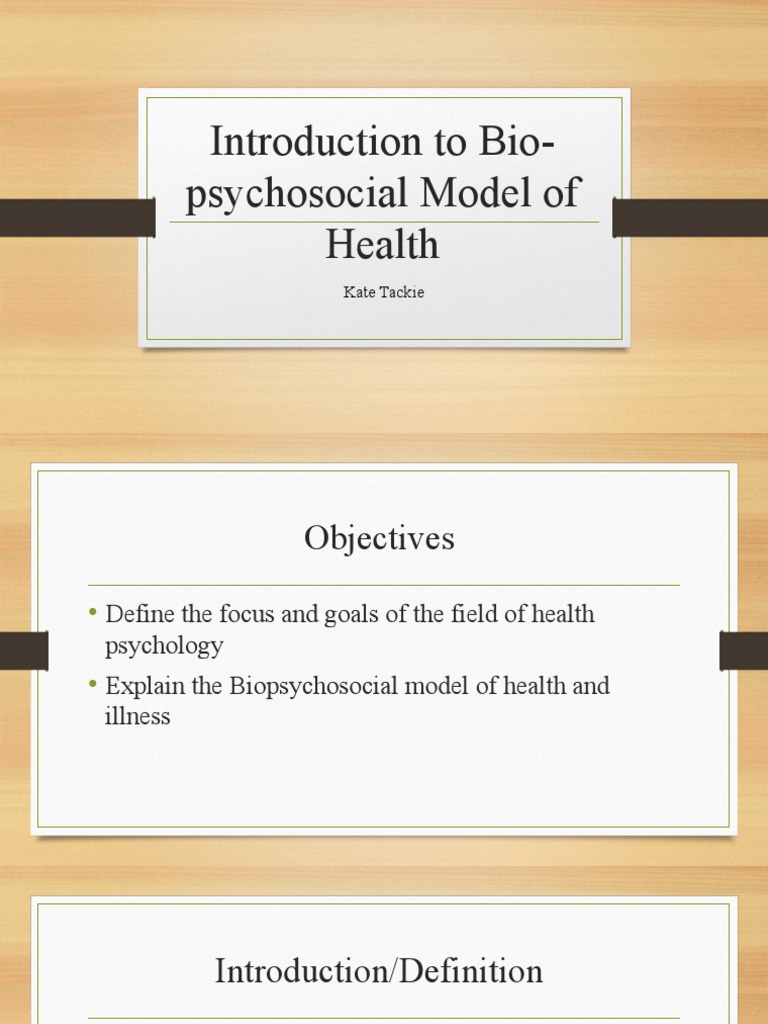 Understanding the Biopsychosocial Model | PDF | Health Psychology ...