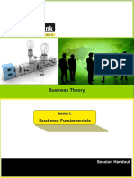 Business Theory: Participant Guide Participant Guide