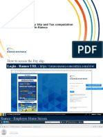 How To Access Pay Slip and Tax Computation in Ramco