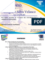 Certificado de Curso Informatica 