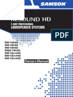 Datasheet cajas acusticas R12HD