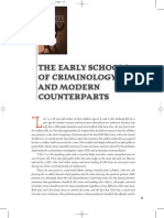Early criminology schools and their modern counterparts