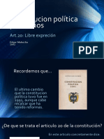 Edgar Mahecha, 1002, Politica, Constitucion para Niños