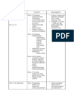 Civics - Planning