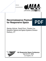 (U) Reconnaissance Payloads for Responsive Space - 10.1.1.536.1641