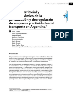 VV - AA (2016) Impacto Territorial de Las Privatizaciones de Empresas de Transporte