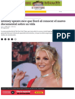 Britney Spears Habla Sobre Nuevo Documental de The New York Times - EL ESPECTADOR