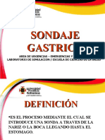 SONDAJE GASTRICO