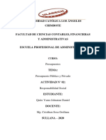 Foro 2 - Presupuesto Público y Privado