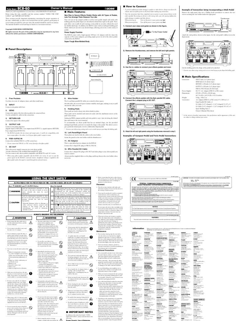 BCB-60 - Eb Manual | PDF | Electrical Connector | Electromagnetic ...