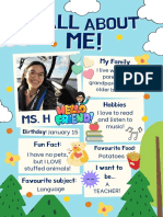 All About Me Poster - Ms