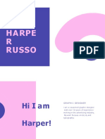 Purple and Pink Resume Professional Presentation