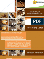 Analisis Swot Solong Coffee - Qari Nur Islami