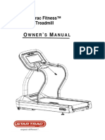Star Trac Fitness™ E-TR Treadmill: Wner S Anual