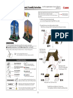 Eiffel Tower (Night and Day France) : Assembly Instructions