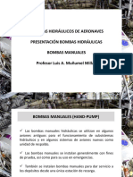 3 Bombas Hidráulicas Aeronáuticas - Bombas Manuales