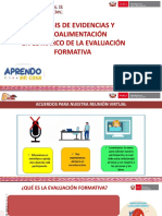 Análisis de Evidencias y Retroalimentación en El Marco AeC