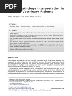 12 Metzger, Clinical Pathology Interpretation in Geriatric Veterinary Patients 2012