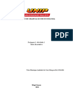 Curso de Graduação em Sociologia: Postagem 1: Atividade 1 Texto Dissertativo