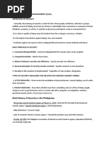 Industrial Security Management (Lea3)