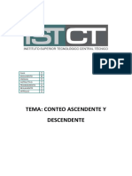 Software Automotriz Conteo Ascendente y Descendente