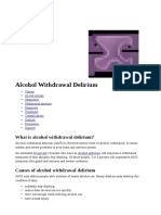 What Is Alcohol Withdrawal Delirium?