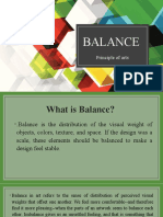Balance: Principle of Arts