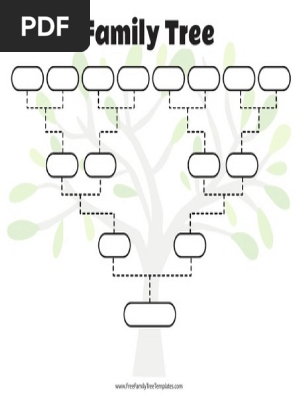 Blank Family Tree Template