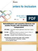 Barriers To Inclusion: Department of Education