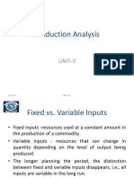 Production Analysis: UNIT-3