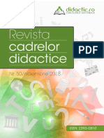 Revista Cadrelor Didactice NR 50 2018