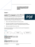 CIS017-1 - Data Modelling Scenarios - Various Conceptual Data Models - Solutions