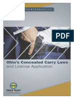 Ohio's Concealed Carry Laws and License Application