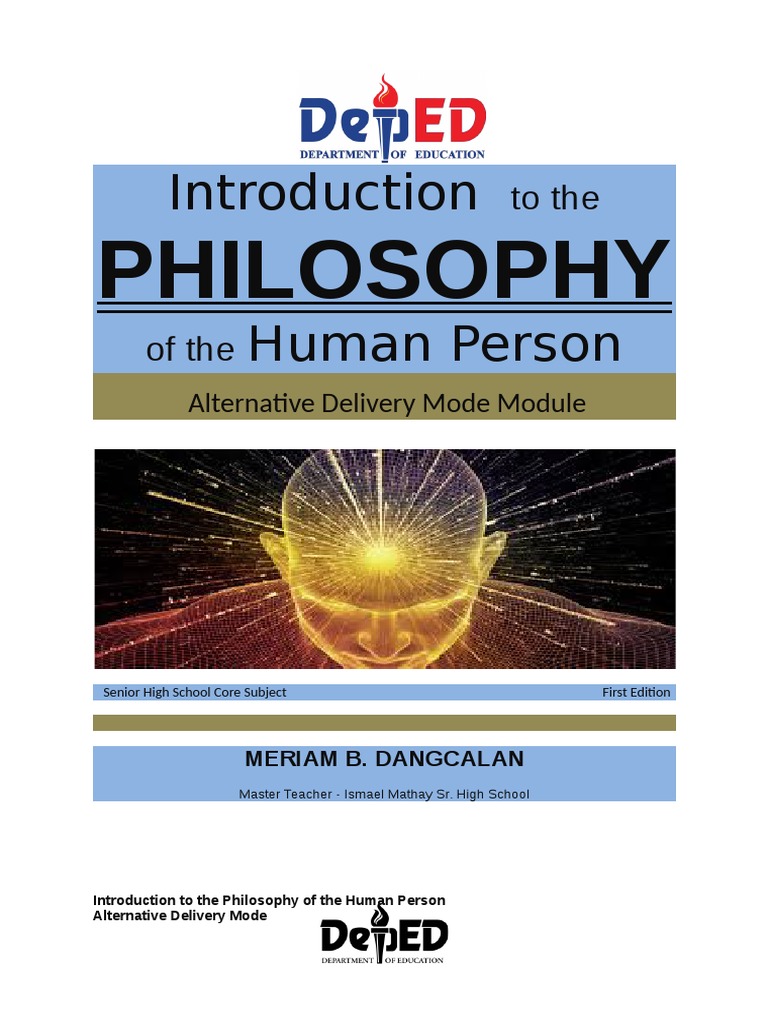 Philosophy Module 1 Lesson 1 Nature Of Philosophy Pdf Rationalism